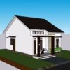 Small House Plans 20x30 Feet 6x9 Meter 3 Bed 1 bath