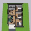 Small House Plans 20x30 Feet 6x9 Meter 3 Bed 1 bath