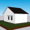 Small House Plans 20x30 Feet 6x9 Meter 3 Bed 1 bath - Image 7