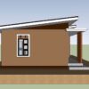 Small House Plan 20x23 Feet Home Design 6x7 Meter 2 Beds - Image 5