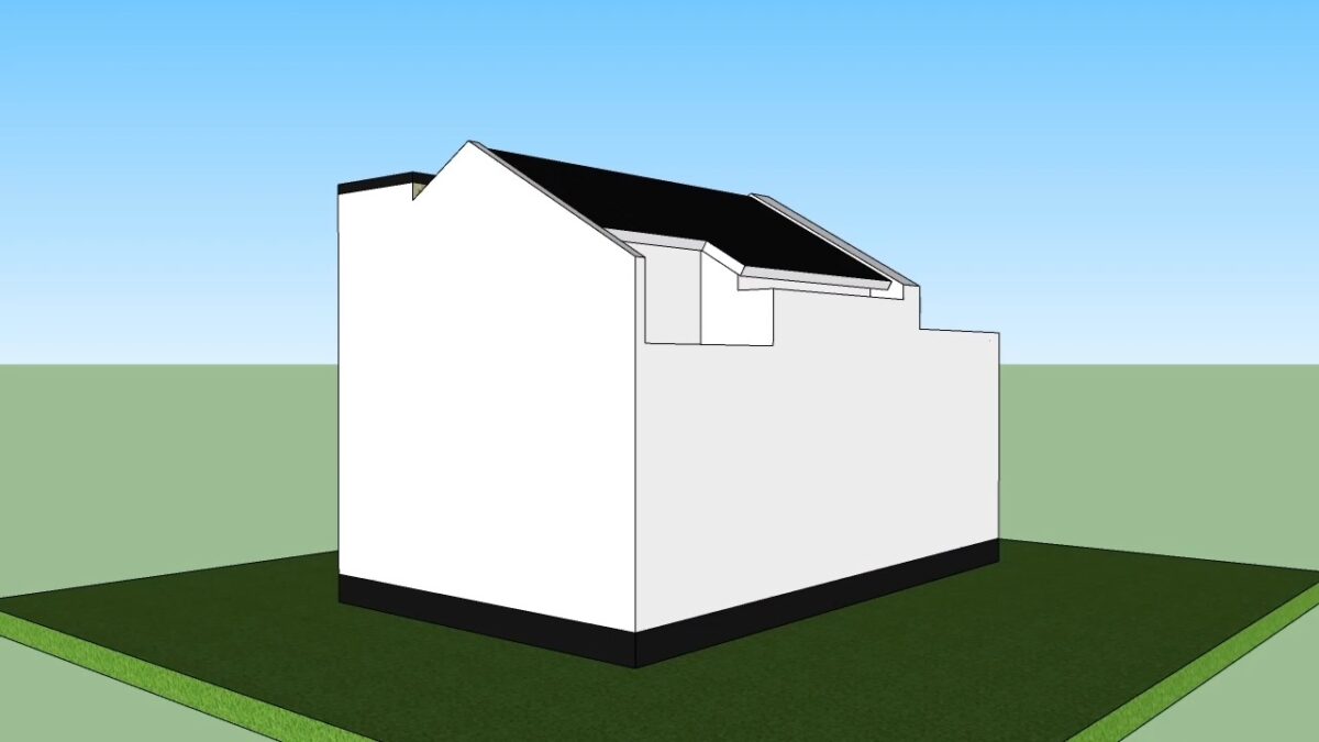 Small House Plans 5x8 Meter Home Design 17x26 Feet 2 Beds 1 bath 6