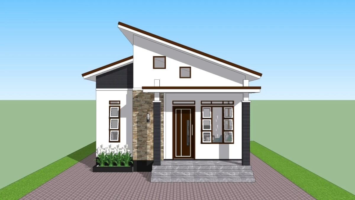 Small House Plans 6x9 Meter Home Design 20x30 Feet 2 Beds PDF Full Plan