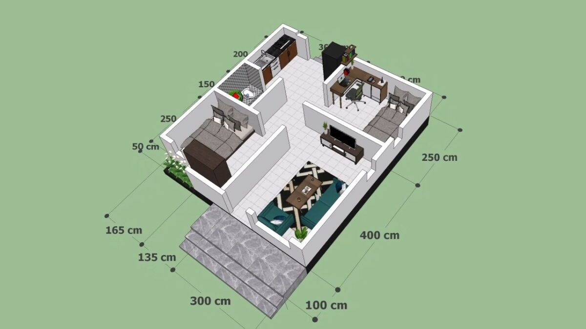 Small House Plans 6x9 Meter Home Design 20x30 Feet 2 Beds PDF Full Plan