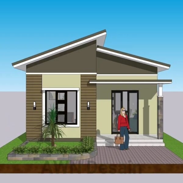 20x20 Small House Design 6x6 Meter 1 Bed 1 Bath 36sqm PDF Full Plan