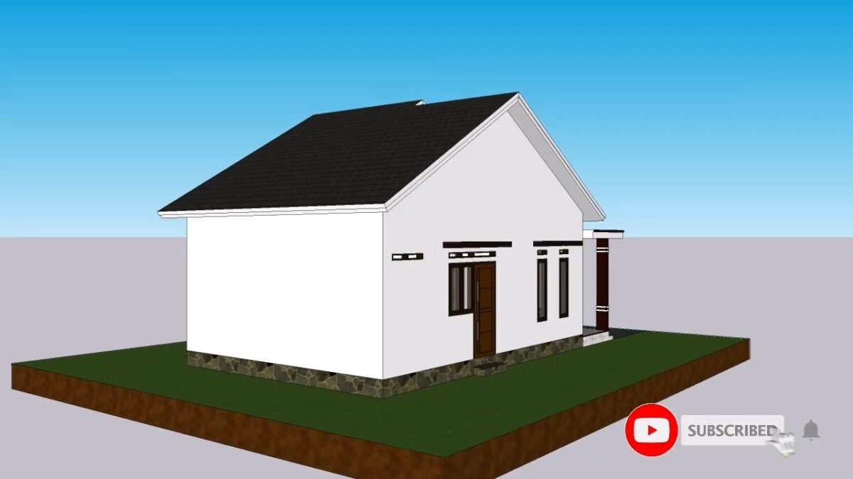 Small House Design 6x10 Meter Home Plans 20x33 Feet 3 Beds 1 bath PDF Full Plan