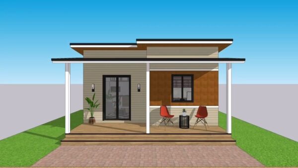 Small House Design 6x6 Meter Home Design 20x20 Feet 1 Bed 1 bath 36sqm PDF Full Plan