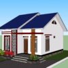 Small House Design 6x9 Meter Home Plans 20x30 Feet 2 Beds 1 bath PDF Full Plan