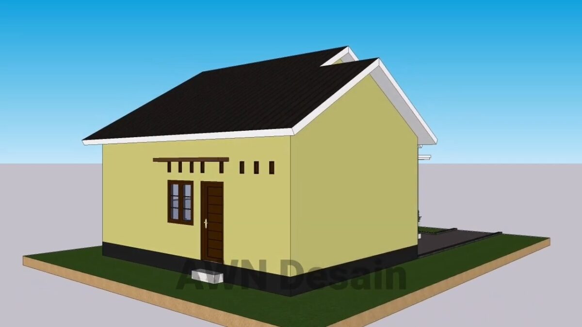 Small House Design 8x10 Meter Home Plan 26x33 Feet 3 Bed 1 bath PDF Full Plan