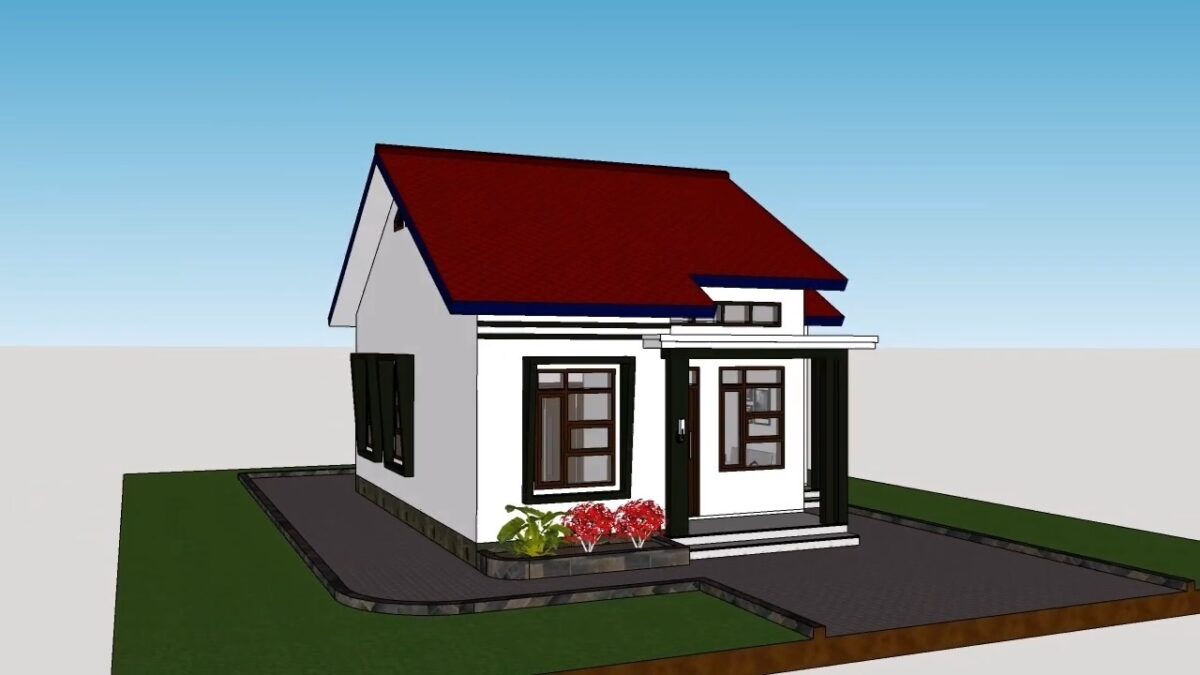 Small House Design 8x9 Meter Home Plan 26x30 Feet 3 Beds 1 bath 72sqm PDF Full Plan 2