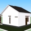 Small House Plan 6x8.5 Meter Home Design 20x28 Feet 2 Beds - Image 9