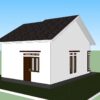 Small House Plan 6x8.5 Meter Home Design 20x28 Feet 2 Beds - Image 7