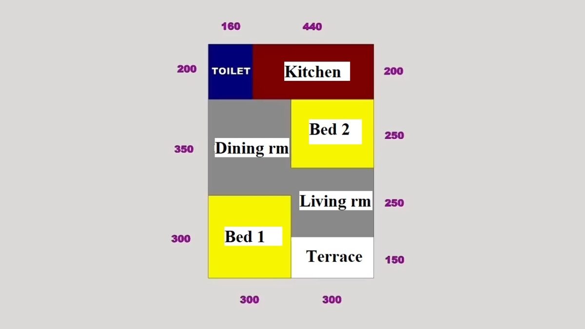 Small Modern House 6x8 Meter Home Design 20x26 Feet 2 Beds 1 bath PDF Full Plan layout