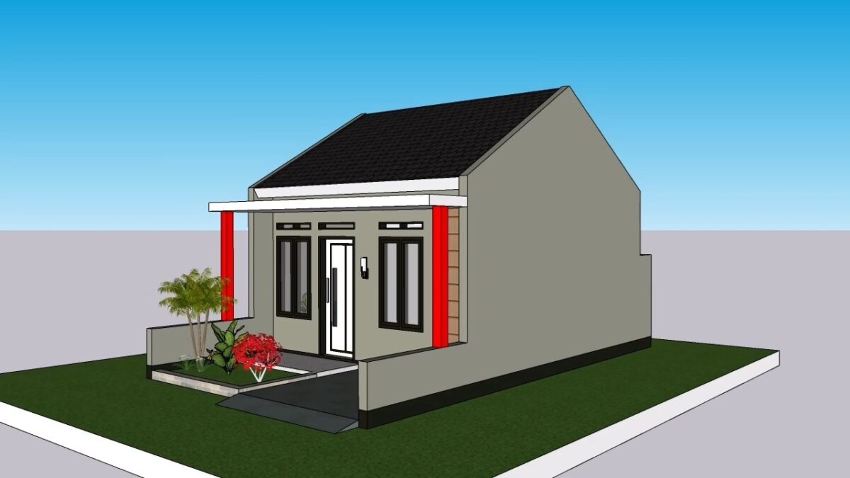 Small Simple House 5x5 Meter Home Plan 17x17 Feet 1 Bed 25 sqm PDF Full Plan