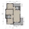 Small House Design 7.8 x11 Meter 3 Bedroom 2 Bathroom