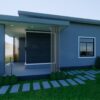 Small House Design 7.8 x11 Meter 3 Bedroom 2 Bathroom