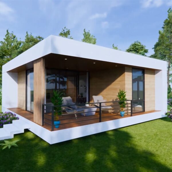 Small House Design 8x7 Meter 23x26 Feet 2 Bedroom 1 Bathroom