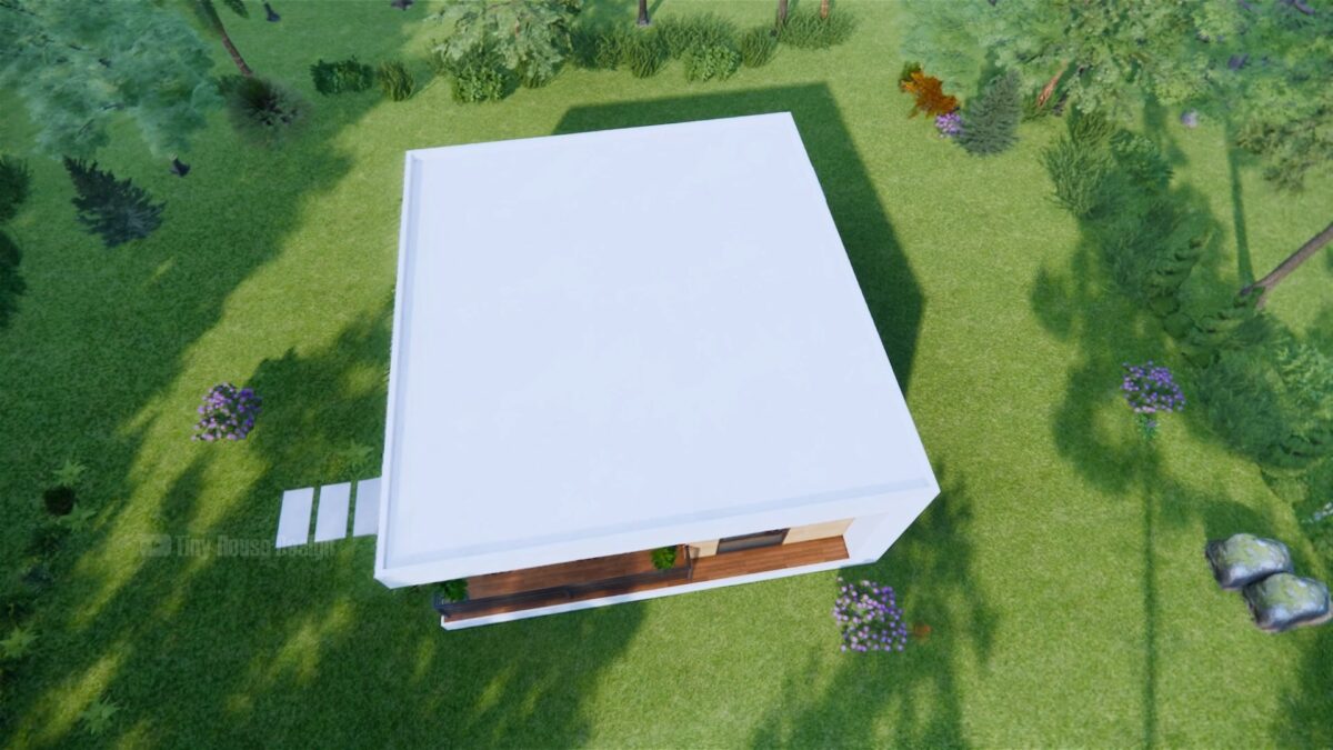 Small House Design 8x7 Meter 23x26 Feet 2 Bedroom 1 Bathroom