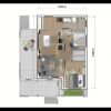 Beautifully Small House 6x9 Meter House Design 20x30 Feet 2 Bed 1 Bath Gable Roof PDF Plan