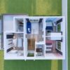 House Design 23x33 Feet Small House Plan 7x10 Meter 3 Bed 2 Bath Shed Roof PDF Full Plan