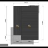 House Design 23x33 Feet Small House Plan 7x10 Meter 3 Bed 2 Bath - Image 4