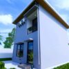Simple House Design 5x7 Meter House Plans 15x23 Feet 2 Bed 2 Bath Shed Roof PDF plan