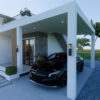 Small House Design 10.7x8 Meter House Plan 35x26 Feet 2 Bed Shed Roof with Terrace Roof