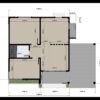 Small House Design 10.7x8 Meter House Plan 35x26 Feet 2 Bed Shed Roof with Terrace Roof