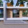 Small House Design 10x5 Meter House Plan 33x17 Feet 1 Bed 1 Bath Slab Roof PDF Full Plans layout