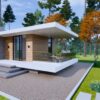 Small House Design 10x5 Meter House Plan 33x17 Feet 1 Bed 1 Bath Slab Roof PDF Full Plans layout