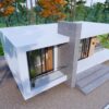 Small House Design 10x5 Meter House Plan 33x17 Feet 1 Bed 1 Bath Slab Roof PDF Full Plans layout