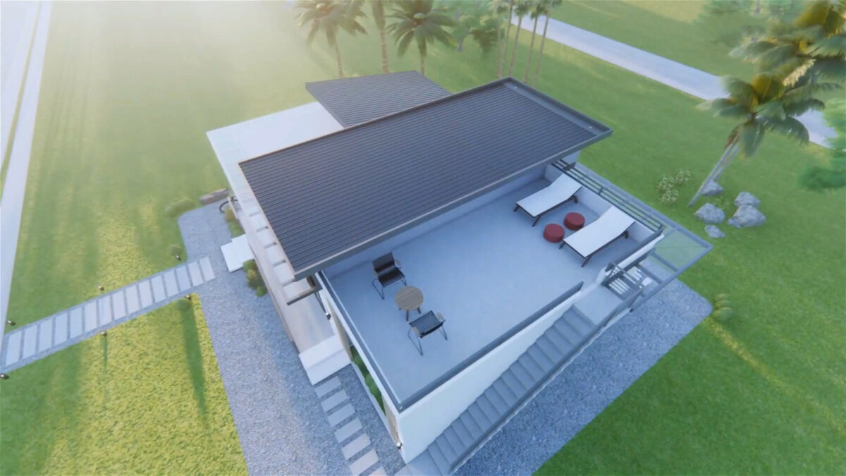 Small House Design 11.5x8.8 Meter 38x29 Feet 3 Bed - Image 13