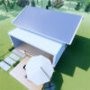 Small House Design 17x20 Feet House Design 5x6 Meter 1 Bed 1 Bath Gable Roof PDF Plan