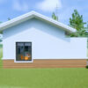 Small House Design 17x20 Feet House Design 5x6 Meter 1 Bed 1 Bath Gable Roof PDF Plan