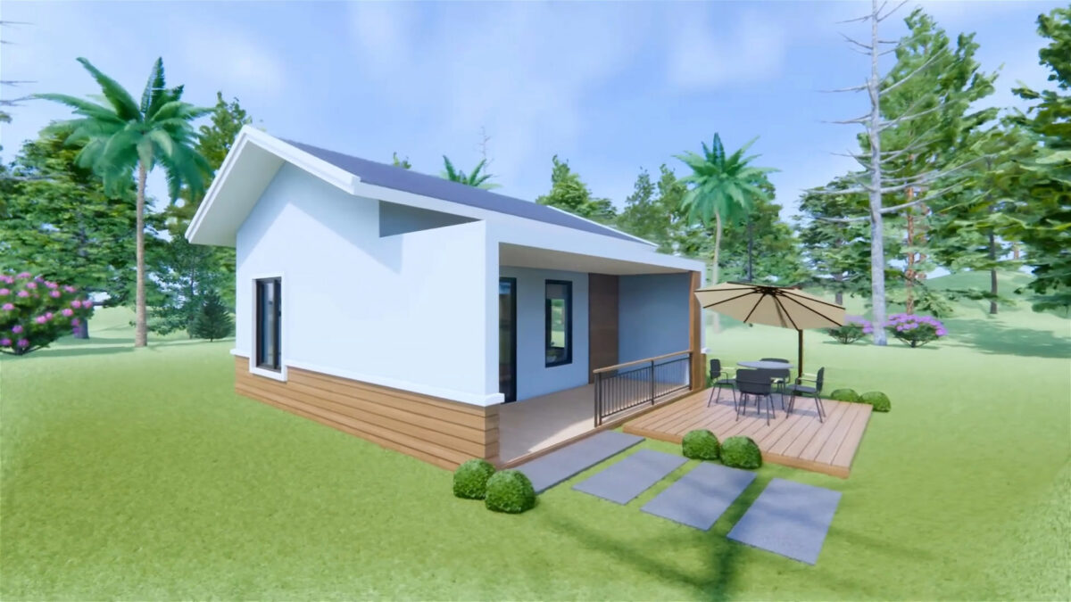 Small House Design 17x20 Feet House Design 5x6 Meter 1 Bed - Image 9