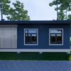 Small House Design 20x26 Feet House Plan 6x8 Meter 1 Bed 1 Bath Shed Roof PDF Full Plans