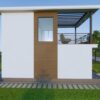 Small House Design 4x7 Meter House Plans 13x23 Feet 1 Bed 1 Bath Shed Roof Pdf Plan