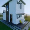 Small House Design 4x7 Meter House Plans 13x23 Feet 1 Bed 1 Bath - Image 9