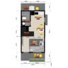 Small House Design 4x7 Meter House Plans 13x23 Feet 1 Bed 1 Bath Shed Roof Pdf Plan