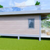 Small House Design 5.5x6.5 Meter House Plan 18x21 Feet 1 Bed 1 Bath Terrace Roof PDF Plan 6