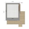 Small House Design 5.5x6.5 Meter House Plan 18x21 Feet 1 Bed - Image 3