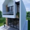 Small House Design 5x11 Meter House Plan 17x36 Feet 3 Bed 3 Bath Gable Roof PDF Full Plan