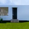 Small House Design 6.5x8 Meter House Plans 21x26 Feet 1 Bed 1 Bath Flat Roof Full PDF Plans