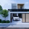 Small House Design 6x15 M House Plans 20x49 Feet 3 Bed 3 Bath Flat Roof PDF Full Plan