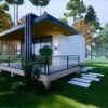 Small House Design 7.5x6 Meter House Plans 25x17 Feet 1 Bed 1 Bath Slab Roof PDF Plan