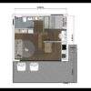 Small House Design 7.5x6 Meter House Plans 25x17 Feet 1 Bed 1 Bath Slab Roof PDF Plan