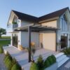 Small House Design 7.5x7 Meter House Plans 25x23 Feet 1 Bed with Double Bed Loft 9