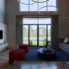 Small House Design 7.5x7 Meter House Plans 25x23 Feet 1 Bed with Double Bed Loft 9