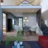 Small House Design 7.5x7 Meter House Plans 25x23 Feet 1 Bed with Double Bed Loft 9