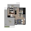Small House Design 7.5x7 Meter House Plans 25x23 Feet 1 Bed with Double Bed Loft m