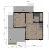 Small House Design 7.5x7 Meter House Plans 25x23 Feet 1 Bed - Image 3